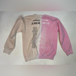 Ariana Grande Sweetener Tour Sweatshirt Women Small Beige Pink Music